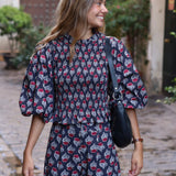 BLUSA FLOR ROJA