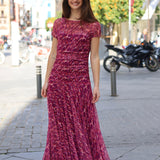 VESTIDO PATRI TUL ROSA