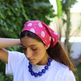 PAÑUELO PEQUEÑO FUCSIA