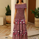 VESTIDO BARCO ESTAMPADO