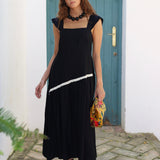 VESTIDO ADE FLECOS NEGRO