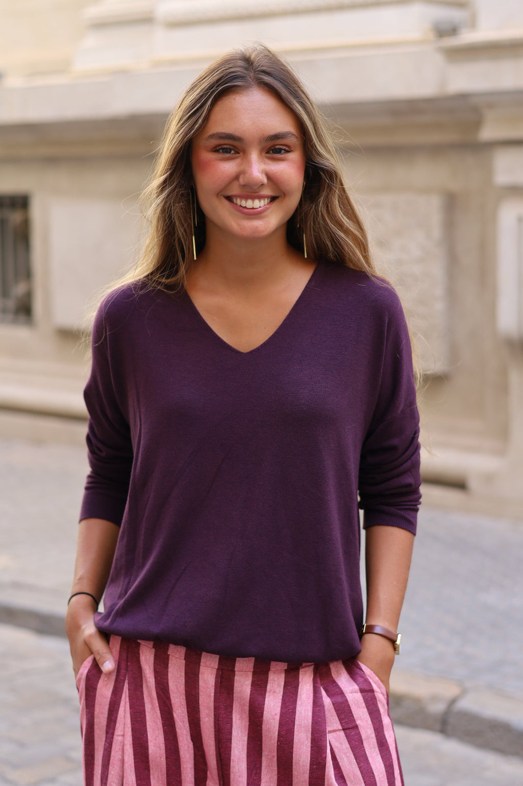 JERSEY ELENA BERENJENA