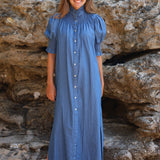 VESTIDO DENIM MANGA FAROL