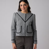 CHAQUETA BEGOÑA GRIS CLARO
