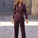 PANTALON OPORTO BERENJENA