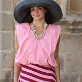 BLUSA GLOBO ROSA