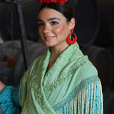 PENDIENTES REMEDIOS GRANDES ROJOS
