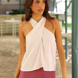 TOP HALTER DIPLOMATICO