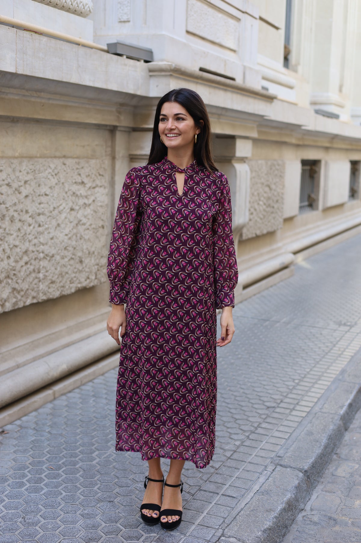 VESTIDO CARLOTA MORADO