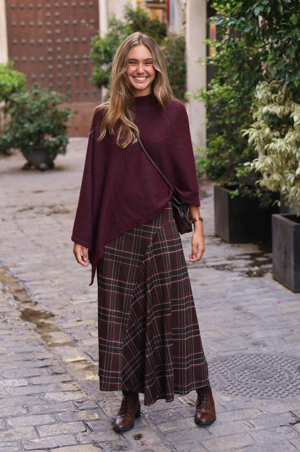 FALDA DUBLIN MARRON