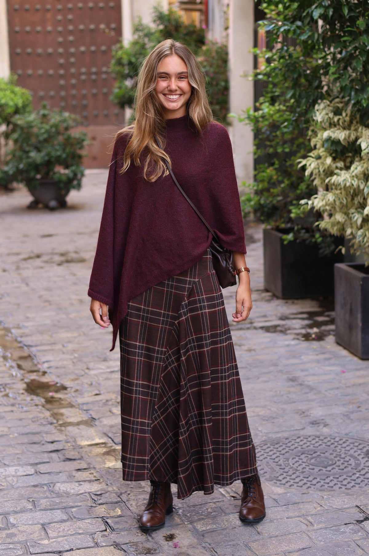 FALDA DUBLIN MARRON
