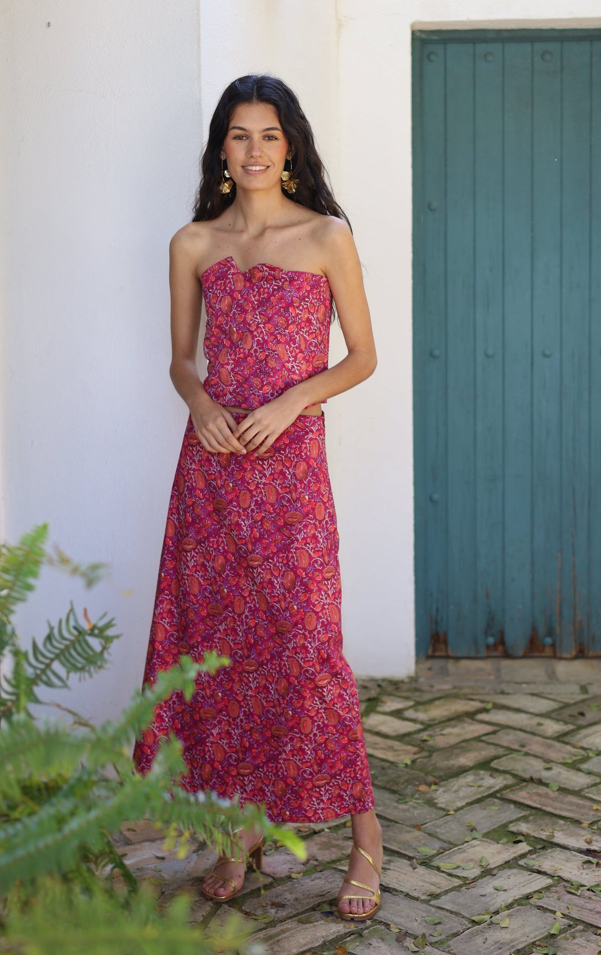 FALDA AURORA ROSA