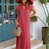 VESTIDO TUL FATIMA TEJA