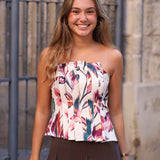 TOP ALEJANDRA ESTAMPADO BEIGE