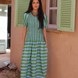 VESTIDO NIDO ROCHE TURQUESA