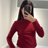 JERSEY CUELLO VUELTO LOLA ROJO