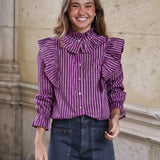 BLUSA CRISTINA MORADA