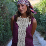 TOP LUCIA LINO BERENJENA