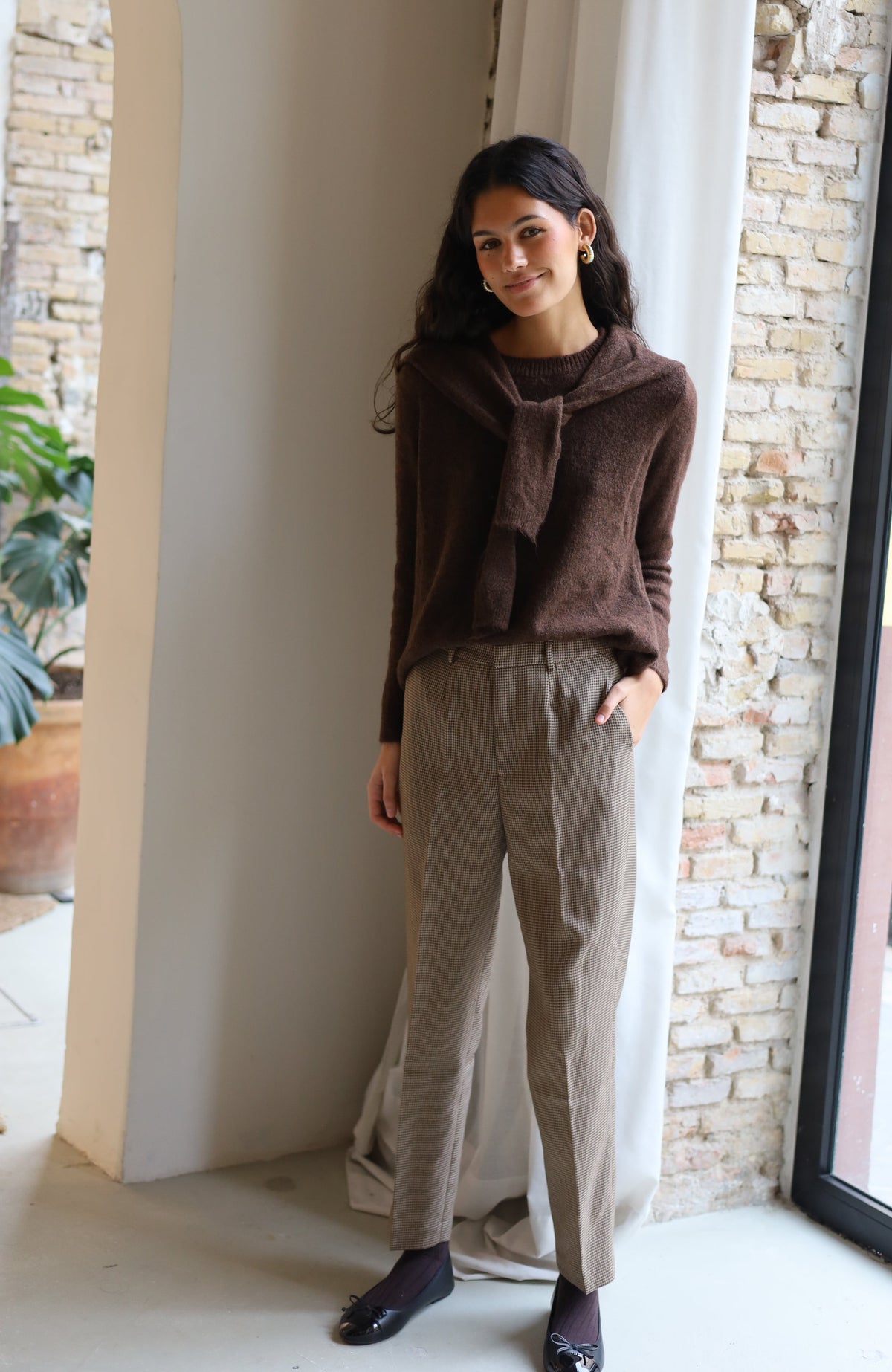 PANTALON TAVIRA MARRON