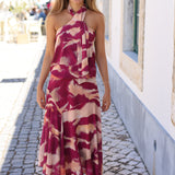 FALDA GALA PICOS ESTAMPADA
