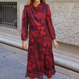 VESTIDO LAURA ROJO
