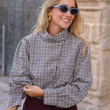 BLUSA BOTONES VICHY