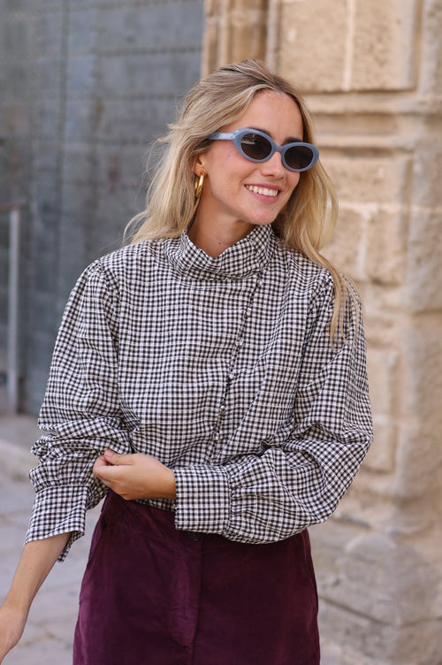 BLUSA BOTONES VICHY
