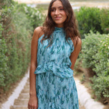 VESTIDO VEJER TURQUESA