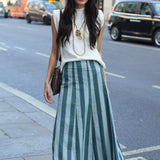 FALDA ELVIRA TURQUESA