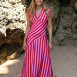 VESTIDO PAULA FUCSIA