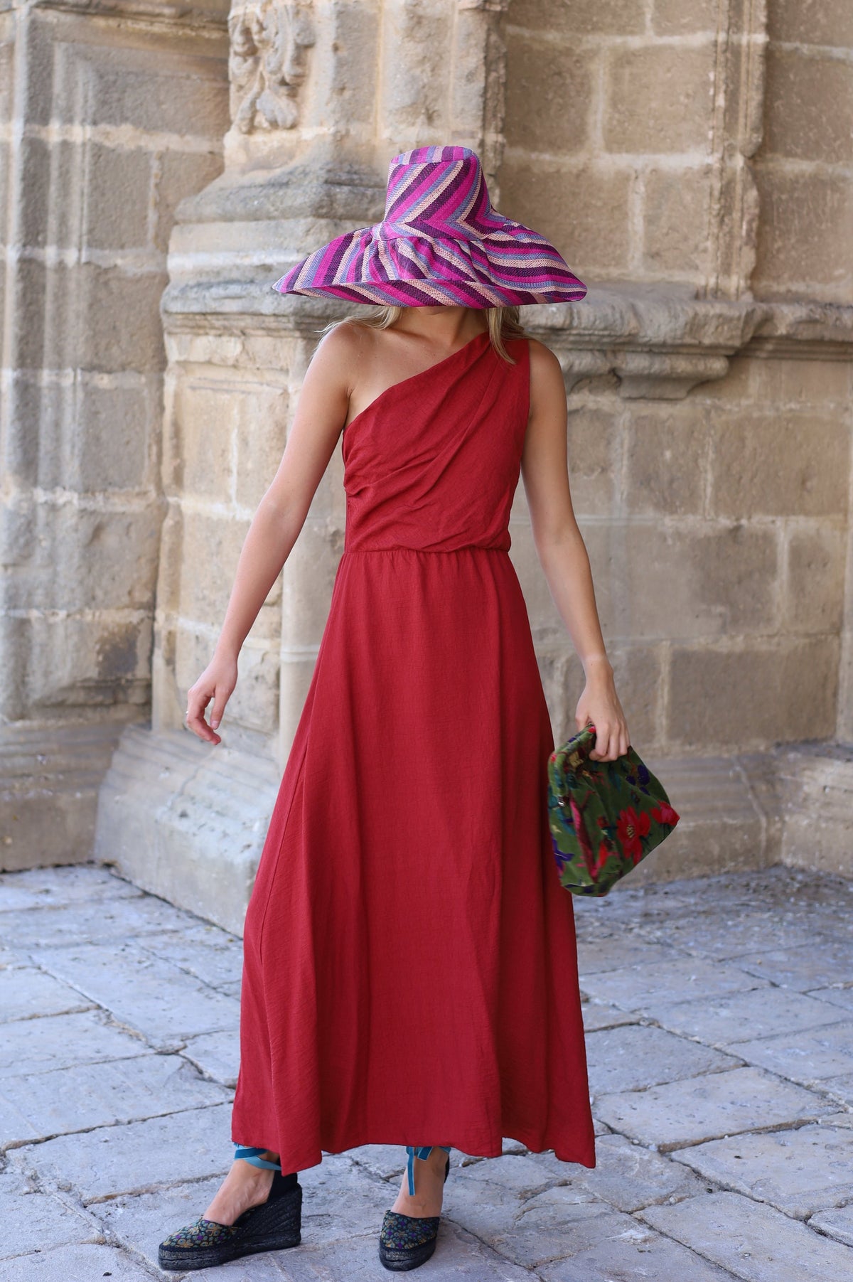 VESTIDO BERTA ROJO