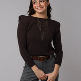 JERSEY PILAR MARRON
