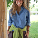 BLUSA CUELLO DENIM