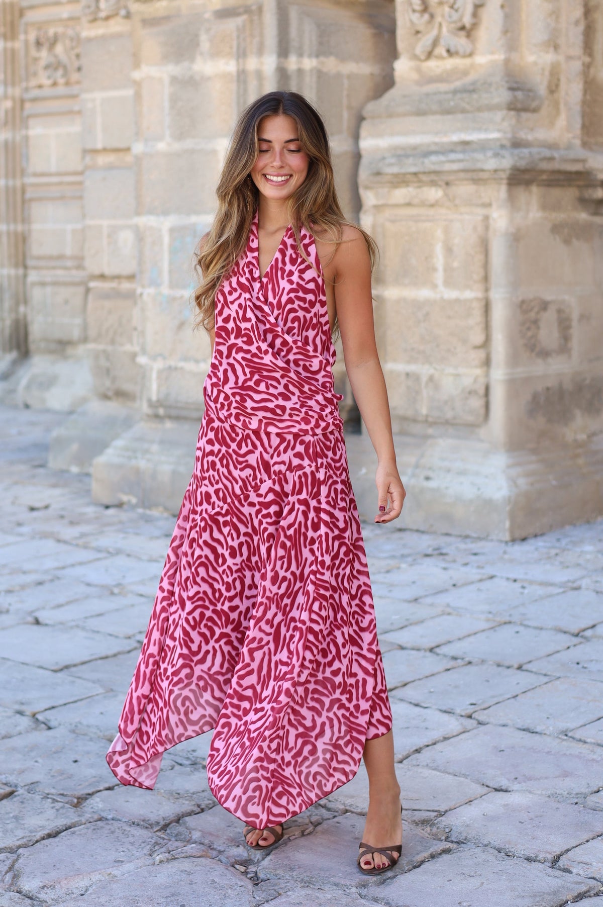 FALDA MARTINA ROSA