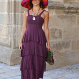 VESTIDO CARTAGENA BERENJENA