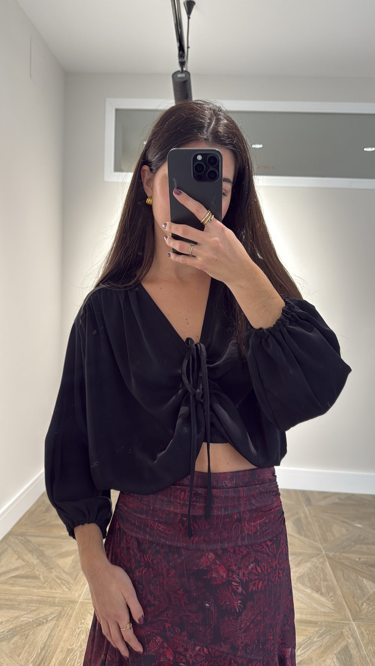 BLUSA MIAMI NEGRO