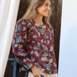 CHAQUETA ANTIK BURDEOS