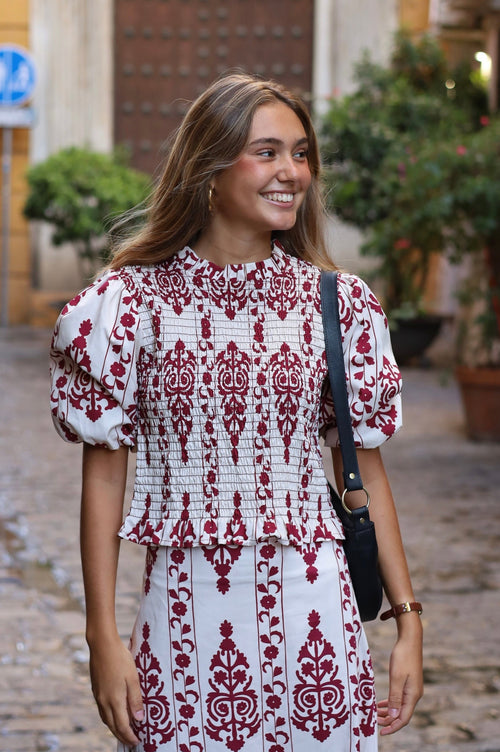 BLUSA CHICAGO ROJA