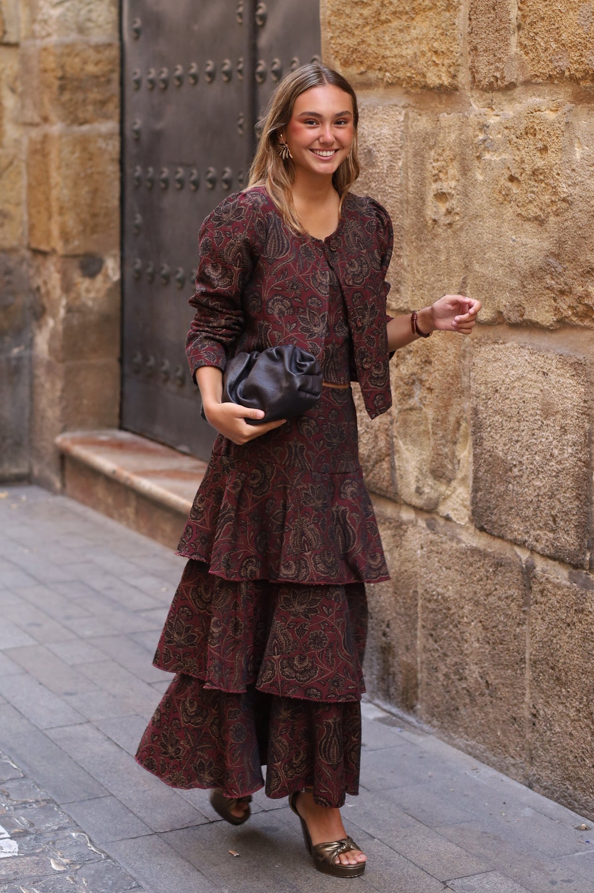 CHAQUETA LEONORA BURDEOS