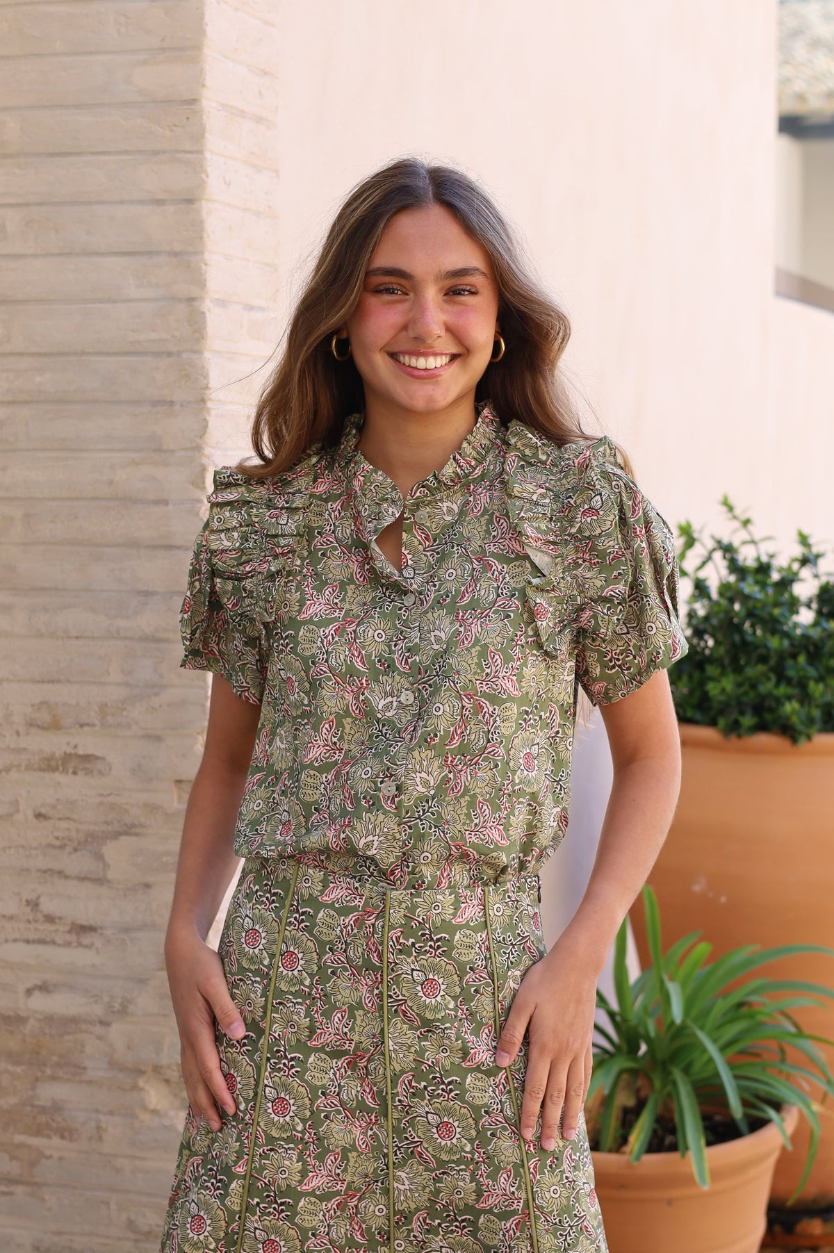 BLUSA CADIZ VERDE