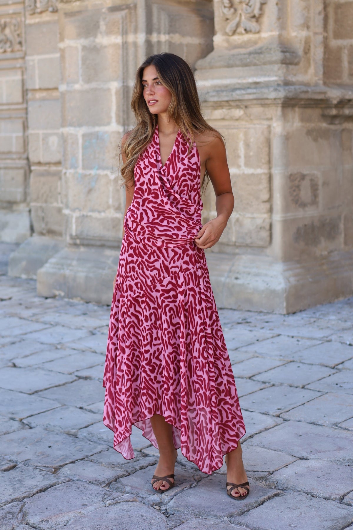 FALDA MARTINA ROSA