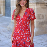 VESTIDO MANILA ROJO