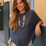 PONCHO PAULA AZUL