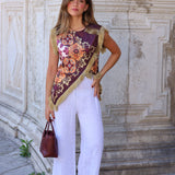 PANTALON LINO DESFLECADO