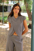 TOP FABIOLA GRIS
