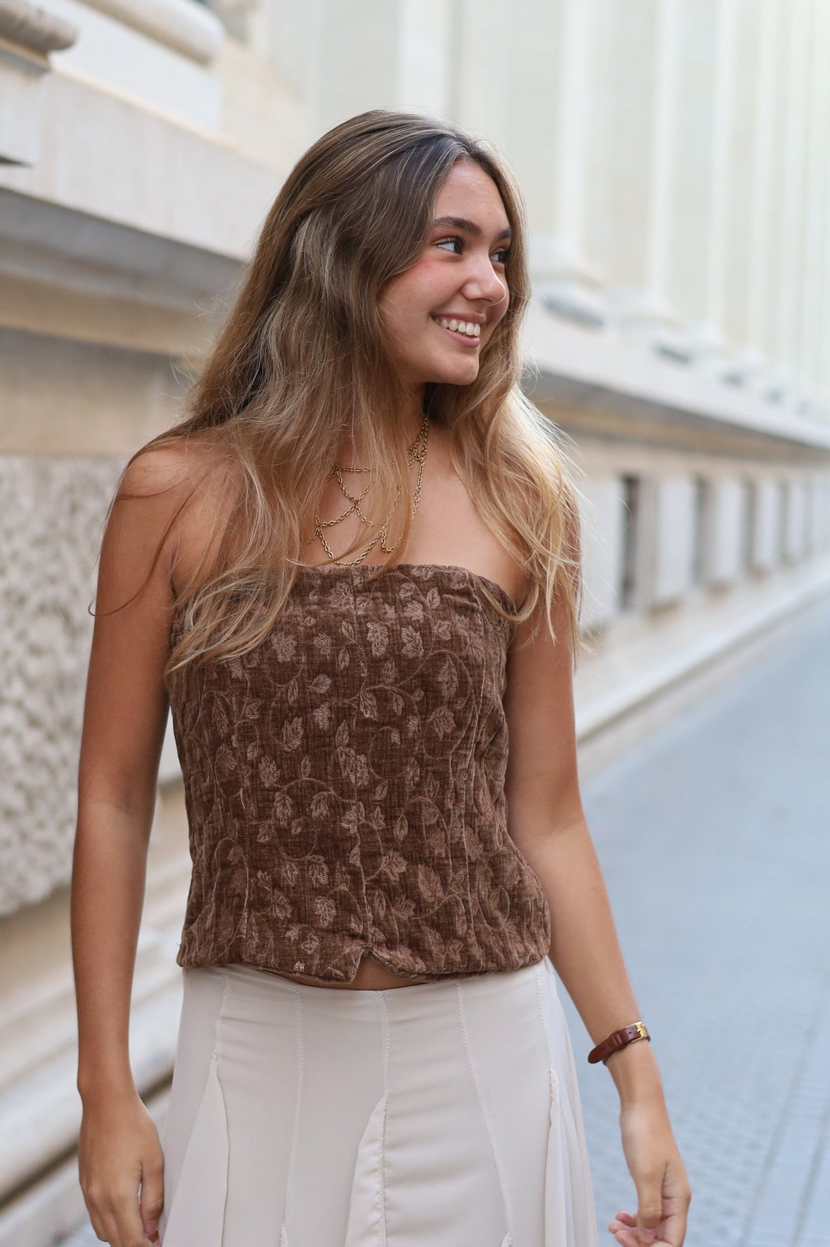 TOP CAROLINA MARRON