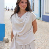 BLUSA SATINADA CRUDA