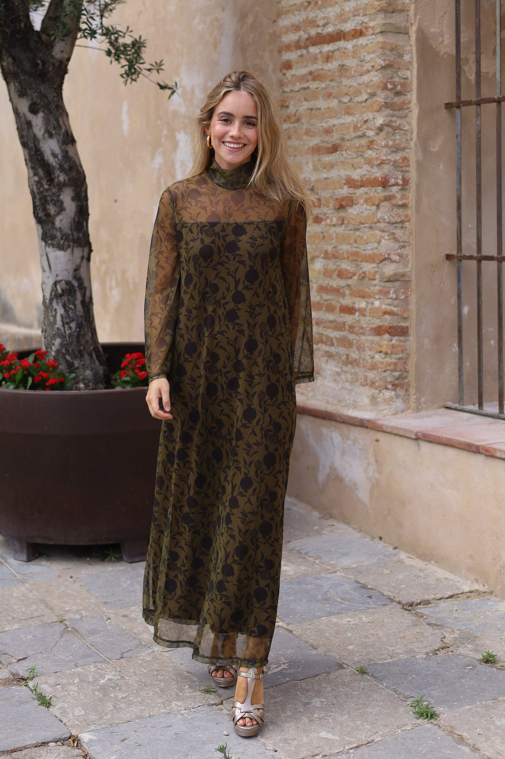 VESTIDO ALHAMBRA TUL VERDE