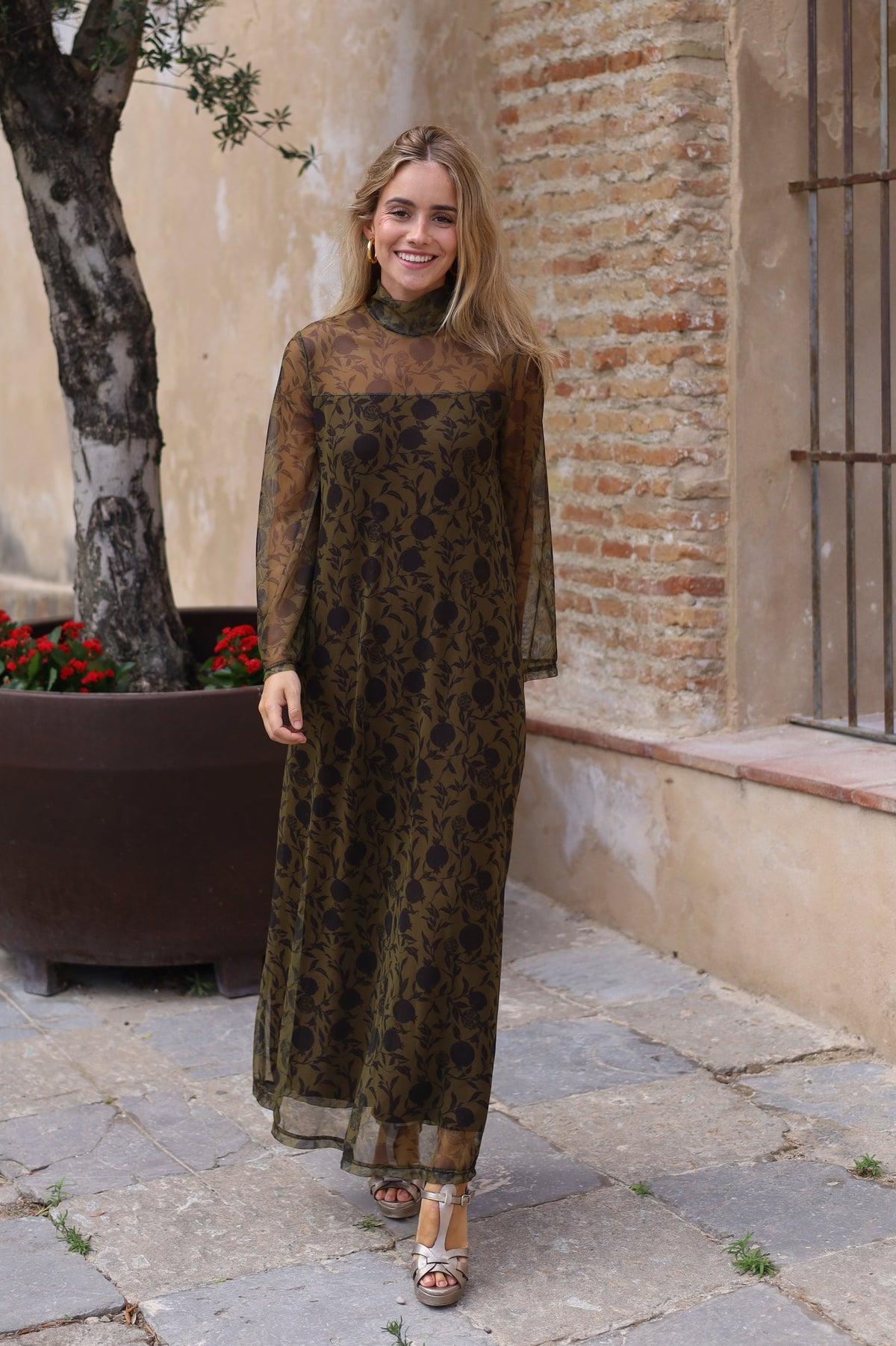 VESTIDO ALHAMBRA TUL VERDE