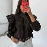 BLUSA CARMEN MARRÓN
